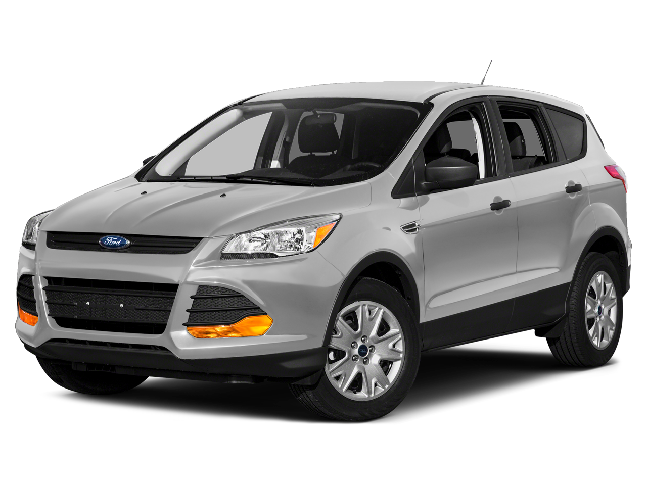 2015 Ford Escape Titanium in Ingot Silver — front three-quarter view